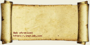 Jasmina Aljančić vizit kartica